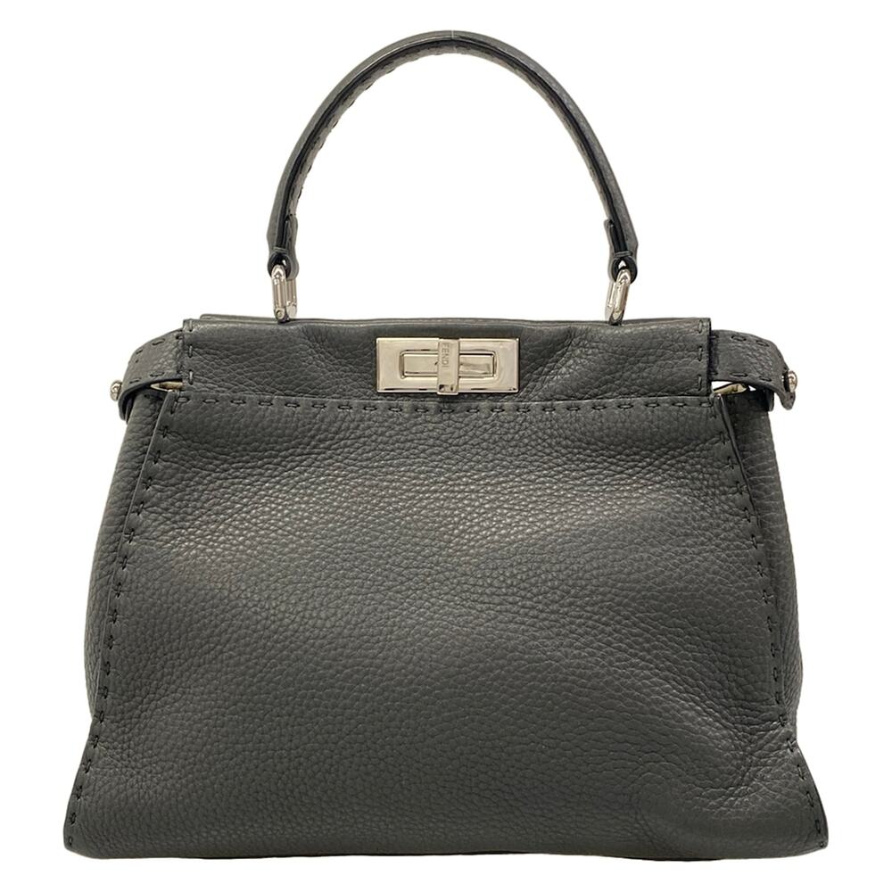 Fendi Peekaboo Iconic Medium/Selleria Handbag 8BN290